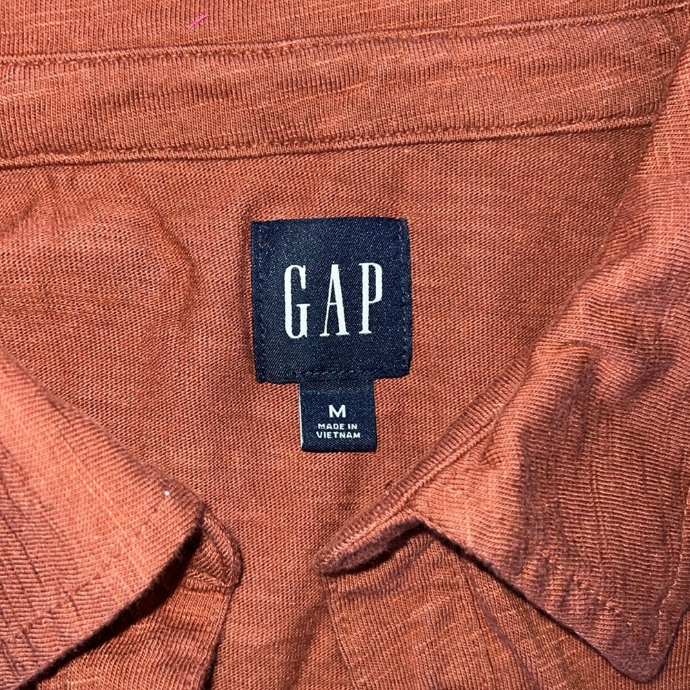 Gap Button Up Long Sleeve Tee - image 2